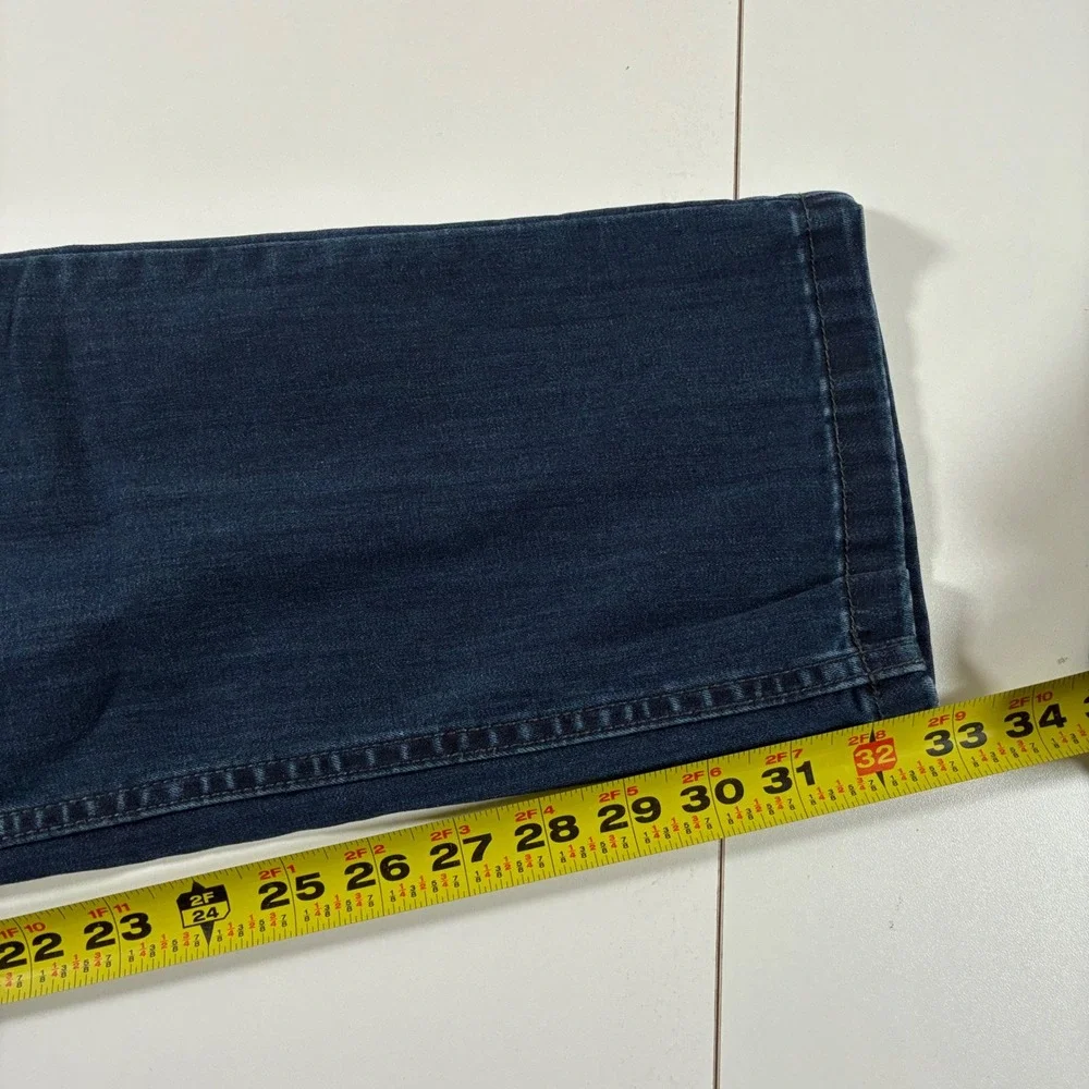 Mugsy Fultons Jeans‎ Men 34x33 Dark Wash Stretch Straight Leg (Tag 36x34)